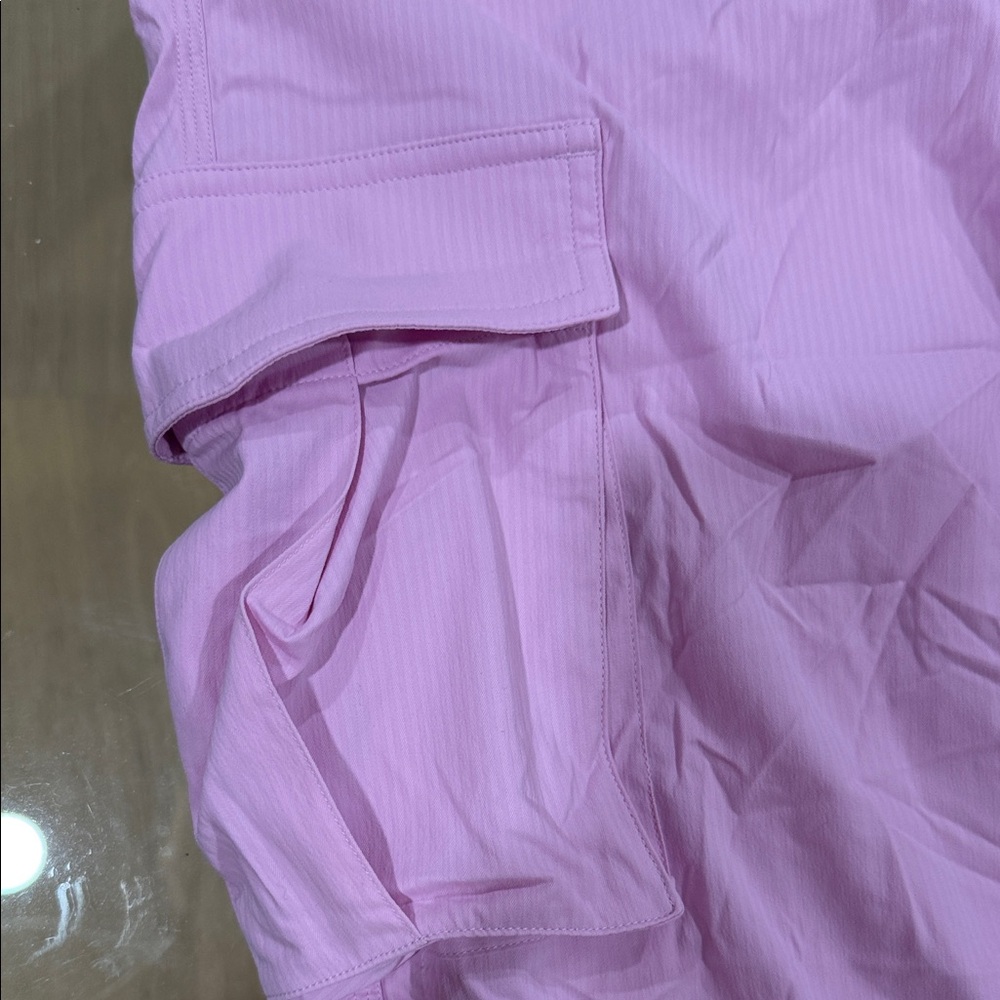 NWT Lululemon Athletica Light Pink/purple Dance Studio Relaxed fit Cargo Pants - Picture 2 of 10